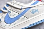 ▪️细节鉴定
Nk SB Dunk Low 斯图西系列-织布炫彩白勾 低帮休闲板鞋 - Image 3