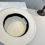 💰白色

Dior迪奥新款羊毛礼帽，平顶礼帽，百分百羊毛面料🦙%，头围57cm - Image 7