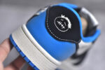 ▪细节鉴定
Travis Scott x Fragment Design x Air Jordan 1 Low OG SP AJ1 古驰联名 蓝黑花勾 低帮文化休闲板鞋 - Image 4