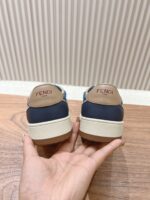 男码加10  Fendi芬迪板鞋首款大头运动鞋~~fendi match篮球运动鞋，最新元素注入加FF复古的设计，超经典百搭系列……
鞋面采用牛皮和牛猄拼接组合，侧面凸起的双F logo，内里采用毛巾布里，TPU发泡组合双色大底不一般的舒适！情侣款35-44 - Image 9