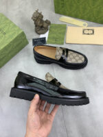 Gucci leather shoes, loafers - Image 6
