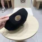 Gucci Gucci wool beret, pumpkin hat, hat shape super regular 100% wool fabric, head circumference 57cm - Image 4