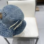 Gucci American Retro Western Cowboy Fisherman's Hat for Women 2025 New Big Head Waist Sunscreen Outdoor Mountaineering Hat - Image 7