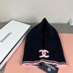 Chanel官网品质香奈儿秋冬网红时尚博主推荐款毛线帽，小红书爆款，手感超柔软舒适的针织线帽，弹性极佳！ - Image 9