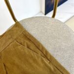 The latest men's casual corduroy trousers from 1V Vuitton and SS for autumn and winter, featuring classic slanted pockets and a small straight cut silhouette, are a must-have item for fashionable men's wardrobes! Men's business and leisure versatile and simple style! Fashionable, simple and versatile pants, regardless of body shape or age, any man can wear them with a sense of fashion! Customized from the original factory, made of high-end high gram heavy fleece pure cotton fabric, the fabric feels smooth and soft, with a strong sense of drape. It is super comfortable and skin friendly to wear, which is the high-end texture that can only be reflected by the original fabric and craftsmanship! The three-dimensional slim fit cut design is very suitable for Asian body shapes to wear. It is a pair of pants with a very high-end appearance, definitely a pair of pants that looks explosive, perfect for both business and leisure! 28-38 (without 35, 37) - Image 5