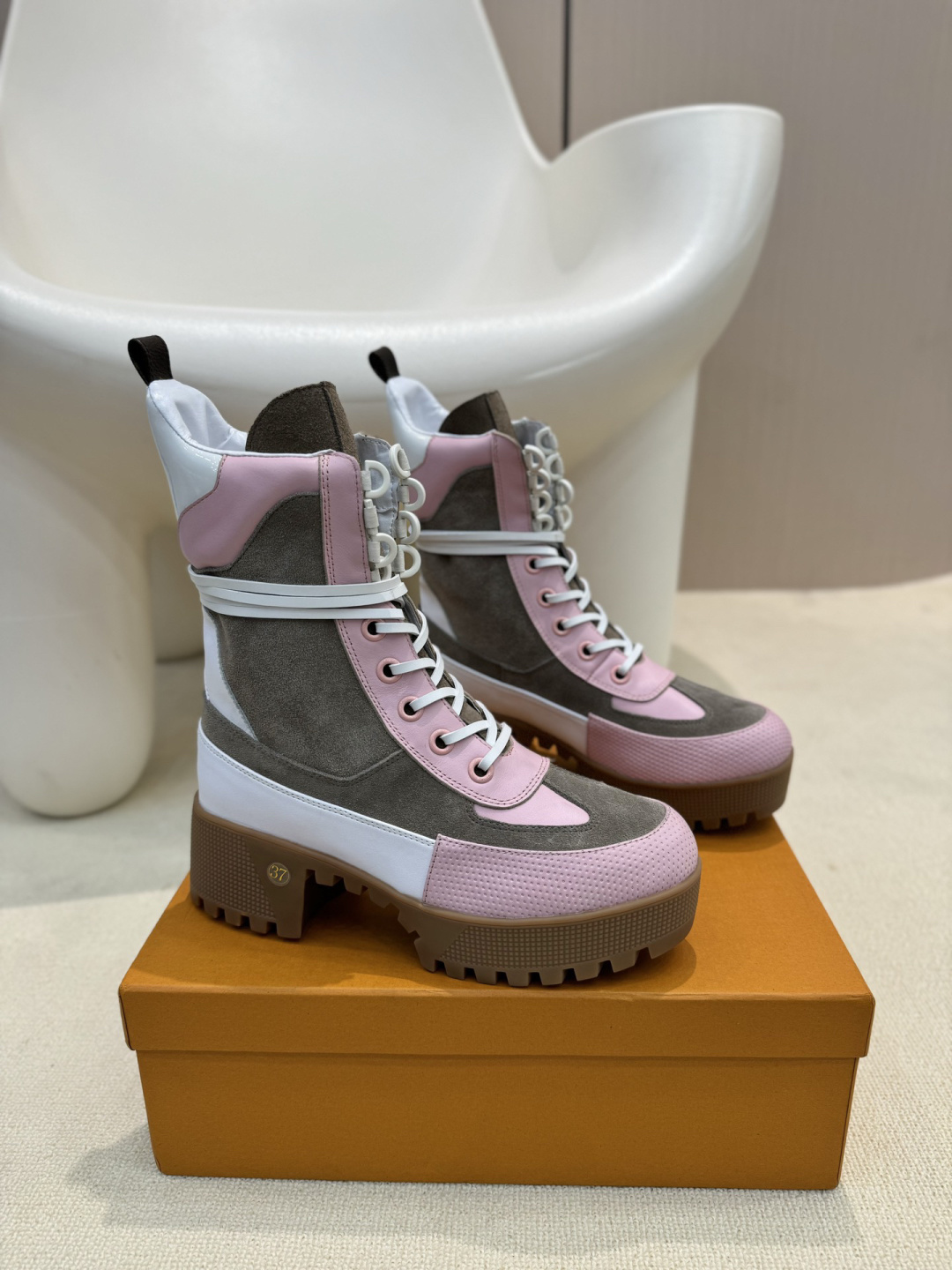 Louis Vuitton trainer boots