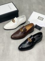 Gucci leather shoes, loafers - Image 9