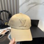 路易威登棒球帽LouisVuitton👒😍新款LV棒球帽，重工打造♥完美刺绣，高端大气，百搭款🤗男女通用！ - Image 5
