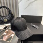 FENDI Oldflower Alphabet Baseball Hat 🧢 FD's old flower fisherman hat is really stylish. It's a super popular fisherman hat that looks fashionable and versatile all year round 🉑 Wearing a huge outfit is easy to match 🥰 - Image 7