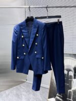 Balman 2025ss Spring and Autumn New Western Pants Nine Quarter Pants Casual Pants, High end Version! Customized fabrics for counters have high breathability and comfort, impeccable details, and brand element design concepts, reflecting high quality. Delicate and soft to the touch! Presenting casual tailoring, the upper body design is superb! 🐉 Size range: 30-38 🈚 35.37. Can be paired with a set - Image 9