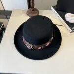 💰

Gucci古奇新款羊毛礼帽，平顶礼帽，百分百羊毛面料🦙%，头围57cm - Image 5