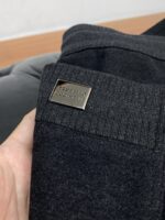 BC autumn and winter new men's straight leg sports casual pants, made of cashmere wool blend fabric, elastic waistband drawstring, and side pocket design, with a well tailored cut, neat stitching, and impeccable details (the highest version in the market for a must-have item). Classic and versatile, with a total casual relaxation feeling on the upper body, comfortable, breathable, and warm while reflecting high-end texture and overall appearance. Order number 29-38 - Image 5