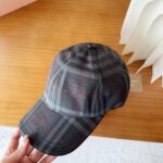 Burberry 🌸 Official website synchronized online 🎊  Korean version of new British style custom 1:1 original single quality unisex baseball cap with American craftsmanship, cotton and linen geological fabric, high version quality 🔥🔥🔥 - Image 2