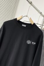 I374 DR 🔥 Dior DR 2025ss new heavyweight round neck hoodie is shipped!! Customized pure cotton fabric paired with current popular heavy industry craftsmanship, fine wiring, comfortable and super handsome upper body, unisex, size M-3XL - Image 5