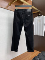 Prada's new spring/summer 2025 casual pants are cleanly cut, with a strong urban style. They are made of finely spun pure cotton fabric, which feels soft, sticky, and dry to the touch. The upper body effect is crisp and stylish. Exquisite hardware, very attractive for business and leisure. With so many top-notch materials, it creates a high-end product with unparalleled value, which is the first choice for high-end trendy and fashionable peopleSize: 30-38 - Image 8