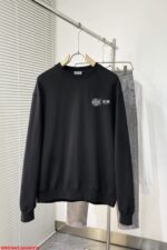 I374 DR 🔥 Dior DR 2025ss new heavyweight round neck hoodie is shipped!! Customized pure cotton fabric paired with current popular heavy industry craftsmanship, fine wiring, comfortable and super handsome upper body, unisex, size M-3XL - Image 2