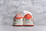 ▪🐼权威实拍💯#SJ37860
新货🚀#Travis Scott x Fragment Design x Air Jordan 1 Low OG SP AJ1 斯图西联名 夏日橙 低帮文化休闲板鞋 LD2025-020
#多方联名合作融合了Travis Scott 独特的音乐风格，藤原浩个性的设计风格以及Jordan品牌的经典元素 使其成为一双具有独特身份和价值的鞋子 清新而立体的外观加上联名标识更突出了其独特身份 这种配色方案显示出活力和时尚感 在视觉上引人注目  鞋身的质感和细腻的细节处理使其显得高端而格调十足  这款“倒钩”联名是设计与创意完美结合  融合多方的个性风格是一款备受瞩目的潮流鞋款
尺码：36 36.5 37.5 38 38.5 39 40 40.5 41 42 42.5 43 44 44.5 45 9.E5 - Image 5