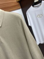 The latest fashion trend effect, fashionable charm, elements, and modern street style of the 2025 autumn and winter new knitted wool sweater long sleeved sweater blend together to create a "heavenly official's work" with full beauty Customer supplied knitted wool fabric! Flat series design! The touch is smooth and delicate, and the breathable and comfortable feeling is impeccable The minimalist and fashionable design comes from the latest techniques of trendy fashion, showcasing avant-garde and unique personality A must-have item for fashionistas to express the meticulous fashion atmosphere of the new season 👫 Same gender design. Size: M-3XL - Image 4