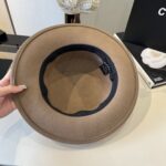 💰Gucci new wool top hat, flat top hat, made of 100% wool fabric 🦙%， Head circumference 57cm - Image 8