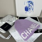 💰认准品质哦，精巯羊毛系列Chanel官网品质香奈儿秋冬网红时尚博主推荐款毛线帽，小红书爆款，手感超柔软舒适的针织线帽，弹性极佳！ - Image 4