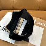 Burberry ☄️ Official website synchronized online 🎊  Korean version new British style customized 1:1 original single quality unisex baseball cap jacquard Meibang craft geological fabric high version quality 🔥🔥🔥 - Image 3