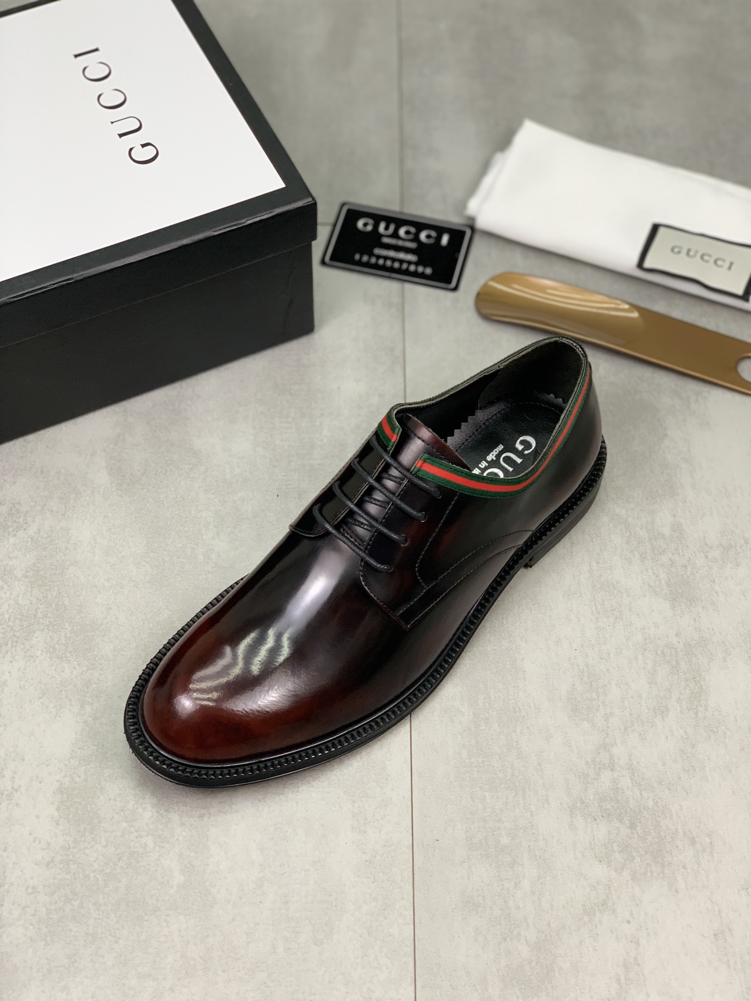 Gucci leather shoes, loafers