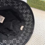 Original order qualityGUCCI Guqi Fisherman's Hat 👒 The new Gucci fisherman hat on the official website is on the rise, with exquisite craftsmanship and high-end atmosphere! Low profile luxury, easy to carry! Run volume! - Image 4