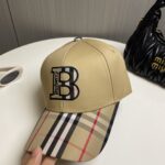 Comes with dust bagBurberry 3D embroidery, original baseball cap hot selling item at the counter, pure cotton lining, lightweight and breathable. Perfect design, precise and accurate grid alignment, original factory quality, exclusive physical shooting, suitable for both men and women! - Image 2