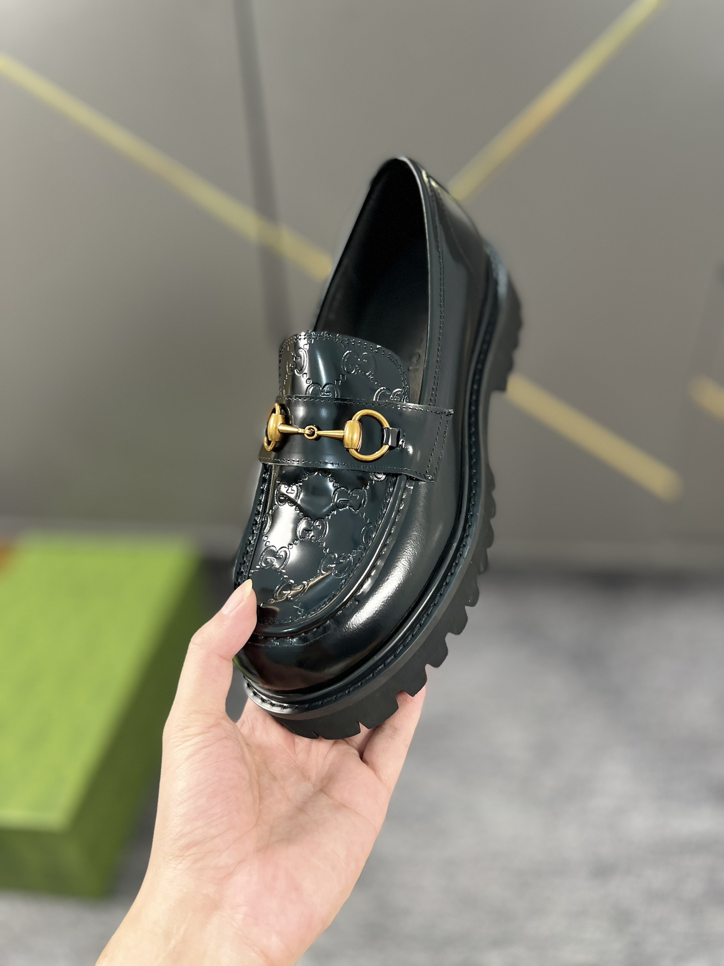 Gucci leather shoes, loafers