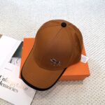 💰新款出货 HERMÈS (爱马仕)最新款原单棒球帽，拼色H，正品开模订制，原版透气帆布面料+原厂精钢调节扣，做工细致，时尚帅气质量超赞！ - Image 8