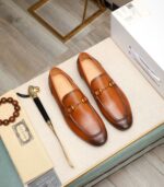 Gucci leather shoes, loafers