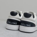 𝐂𝐄𝐋𝐈𝐍𝐄 思琳𝟐𝟎𝟐𝟑/𝐒𝐒新款撞色条纹小白鞋  继Celine熊猫鞋成为很多男生的最爱之后 🔥火爆推出新的配色版型 整体设计简约和经典配色 标志性CELINE 凯旋门镂空LOGO压纹绑带搭配活力色彩 许魏洲、梁靖康自在演绎，定格活力韵律 Size：女码35-40 男码39-44M - Image 9