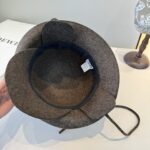 💰

罗意威新款羊毛卷边盆帽，不规则剪裁设计，头围57cm - Image 6