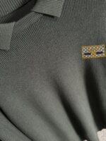 GUCCI 2025 official website's latest winter sweaters, synchronized with popular items on sale at counters! Specially supplied wool blended fabric Comfortable to feel It can directly touch the skin, with exquisite embroidered logos and badges that are extremely eye-catching! Details highlight the fashionable charm of big brands Exquisite craftsmanship Stereoscopic cutting style The wearing effect is unbeatable and handsome! All three standards are complete! Size: M-3XL - Image 6