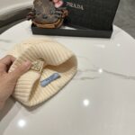 普拉达新款针织毛线帽 - Image 9