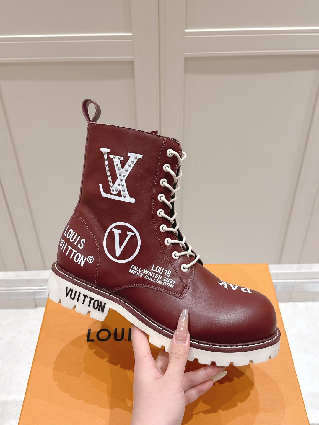 Louis Vuitton trainer boots