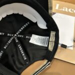 Burberry ☄️ Official website synchronized online 🎊  Korean version new British style customized 1:1 original single quality unisex baseball cap jacquard Meibang craft geological fabric high version quality 🔥🔥🔥 - Image 7