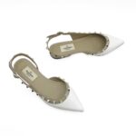 ［上新］vt平底凉鞋款白色漆皮
Size：35-40码 - Image 9