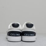𝐂𝐄𝐋𝐈𝐍𝐄 思琳𝟐𝟎𝟐𝟑/𝐒𝐒新款撞色条纹小白鞋  继Celine熊猫鞋成为很多男生的最爱之后 🔥火爆推出新的配色版型 整体设计简约和经典配色 标志性CELINE 凯旋门镂空LOGO压纹绑带搭配活力色彩 许魏洲、梁靖康自在演绎，定格活力韵律 Size：女码35-40 男码39-44M - Image 8