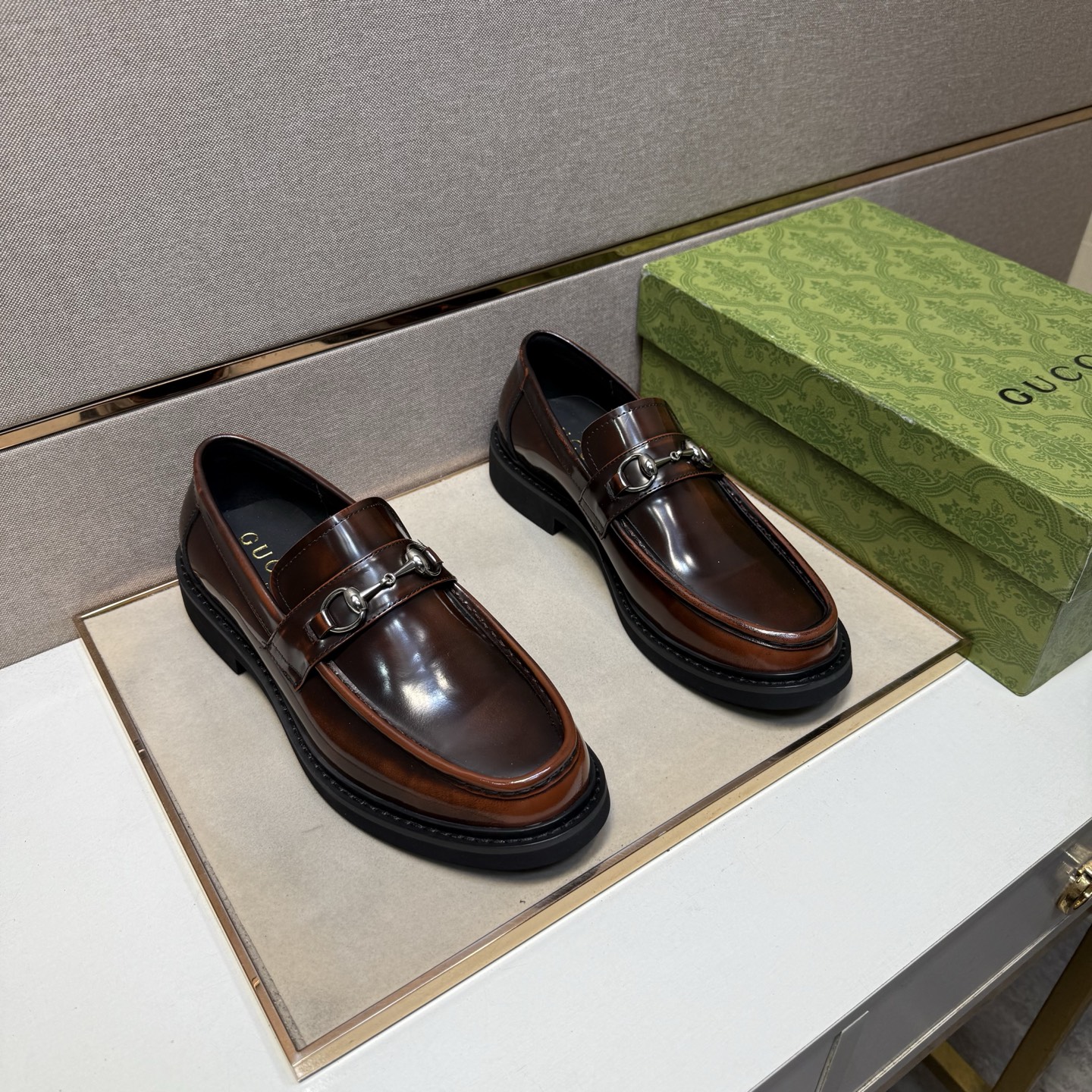 Gucci leather shoes, loafers