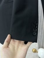 1V 2023 Autumn/Winter New Products 📸 Casual and fashionable original suit set, with the brand's classic logo mark 👍🏻 Super generous, with lining design emphasizing perfect lines, perfectly blending the low-key and melancholic temperament of England with the exquisite and noble French style. A sleek and ergonomic cut, with a tall and handsome upper body, comfortable and slim fit, showcasing a gentlemanly demeanor. Selected suit fabric, with a soft and delicate touch, good luster and elasticity. Paired with this suit set, it is a great choice for stylish men. The silhouette and waist cinching cut add more comfort to their attire, making them look slim yet handsome! A must-have for trendy men! Counter size: S-2XL - Image 5