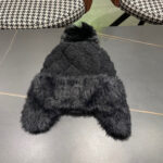 Balenciaga Balenciaga logo new knitted yarn ear protection Lei Feng hat, a must-have tool for keeping warm in autumn and winter, simple and warm - Image 9