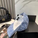 FENDI Oldflower Alphabet Baseball Hat 🧢 FD's old flower fisherman hat is really stylish. It's a super popular fisherman hat that looks fashionable and versatile all year round 🉑 Wearing a huge outfit is easy to match 🥰 - Image 4
