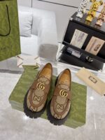 Gucci leather shoes, loafers - Image 4