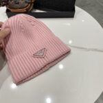 普拉达新款针织毛线帽 - Image 4
