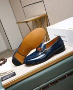 Gucci leather shoes, loafers - Image 4
