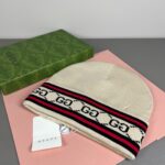 配防尘袋
GUCCI 古奇原单帽子官网新品发带装饰针织帽，爱心][爱心]羊毛羊绒双层帽子😱😘保暖又时尚，简单大方，更显时尚高端大气！ - Image 8