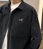 Archaeopteryx shirt jacket | seamlessly blends outdoor and everyday stylesThe Archaeopteryx shirt is truly a favorite among outdoor enthusiasts and everyday fashion enthusiasts!The classic shirt collar design retains the neat feel of formal attire, and the exquisite brand logo on the chest is low-key yet highly recognizable, highlighting the brand's texture.☄️The fabric is comfortable and textured, making it easy to wear without any constraints. Whether you're exploring nature outdoors, commuting, or shopping, you can easily handle it. Paired with casual pants, it is a casual and carefree outdoor trendsetter; Paired with trousers, it can transform into a competent urban elite, with super easy style switching and versatile dressingSize m-xxxl - Image 8