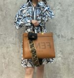 FENDl中号时髦阳光手提袋☀️2801 - Image 3