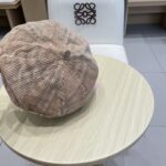 Burberry (Burberry's new high-quality checkered beret, painter's hat, British octagonal hat, men's and women's autumn and winter casual versatile beret hat) - Image 4